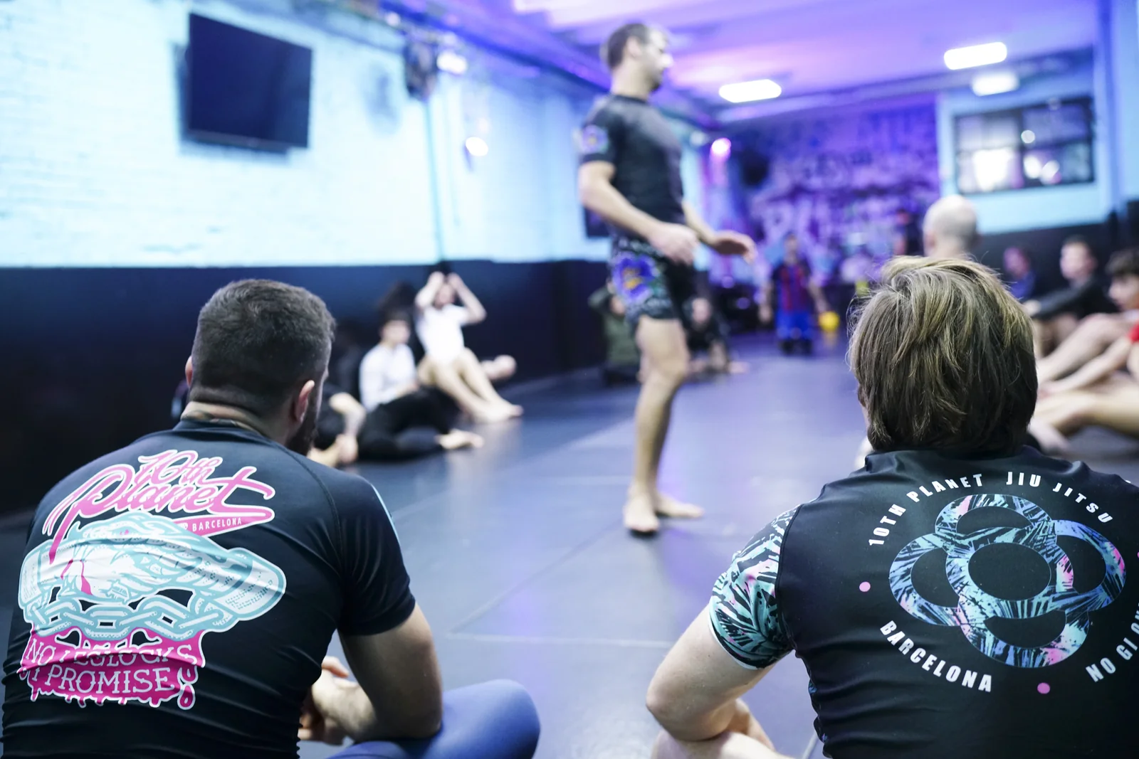 Classe de Jiu-Jitsu al tatami
